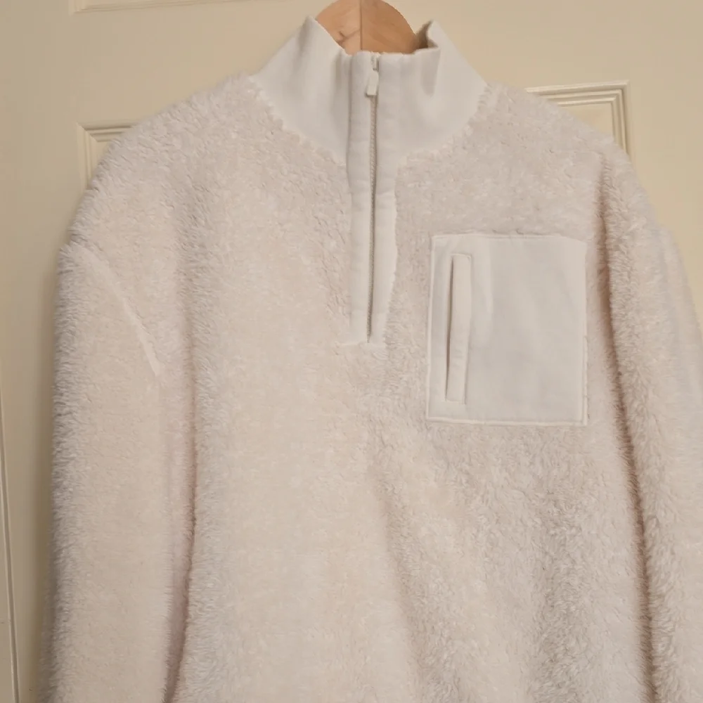 UGG Women's White Fleece Turtleneck Sweater - Picture 5 of 5